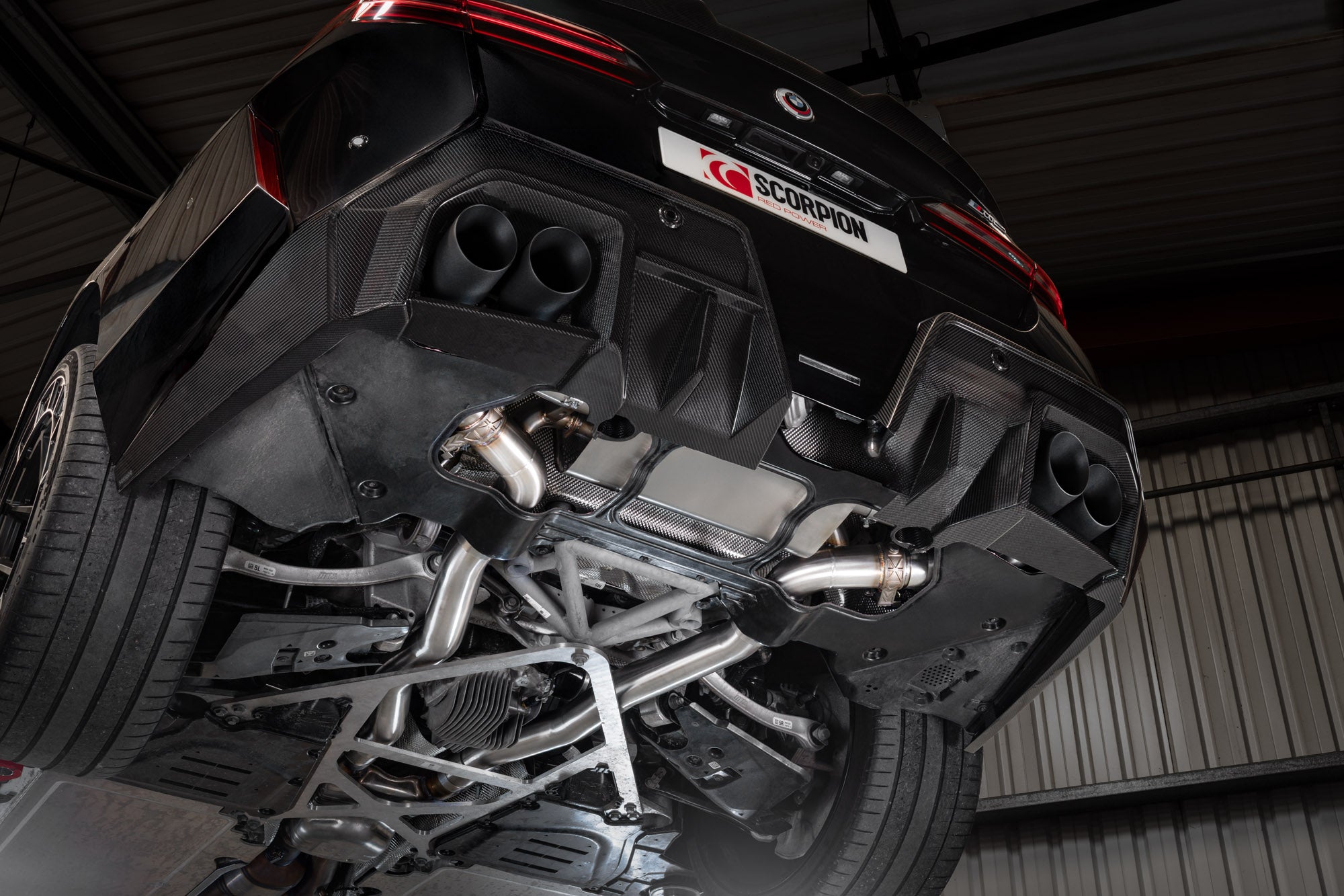 Scorpion BMW M5 G90/G99 GPF-Back system with electronic valves