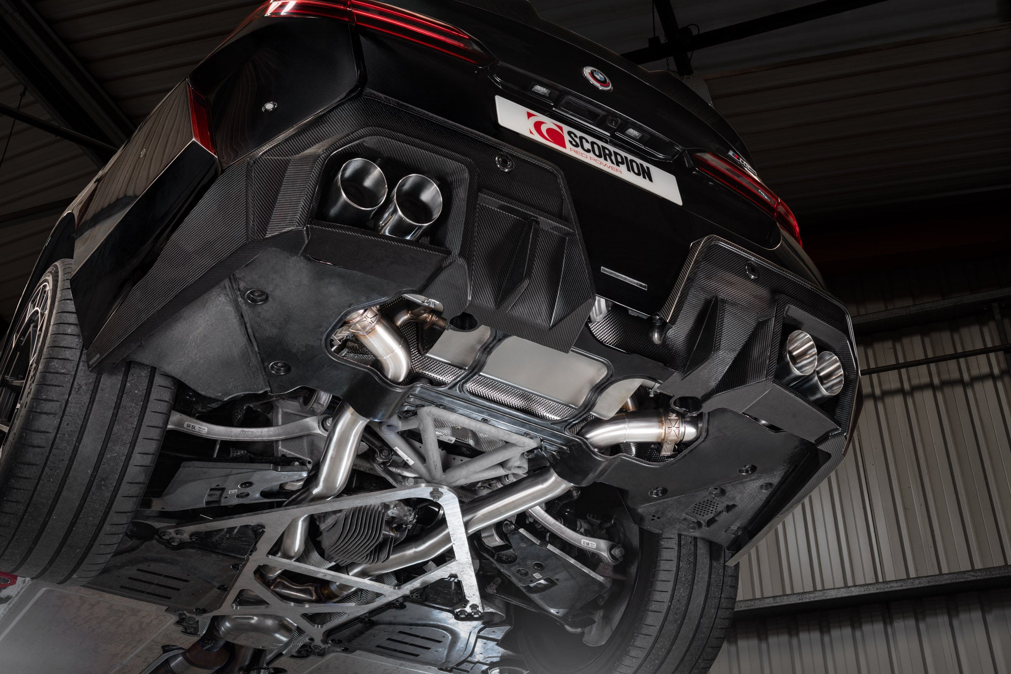 Scorpion BMW M5 G90/G99 GPF-Back system with electronic valves