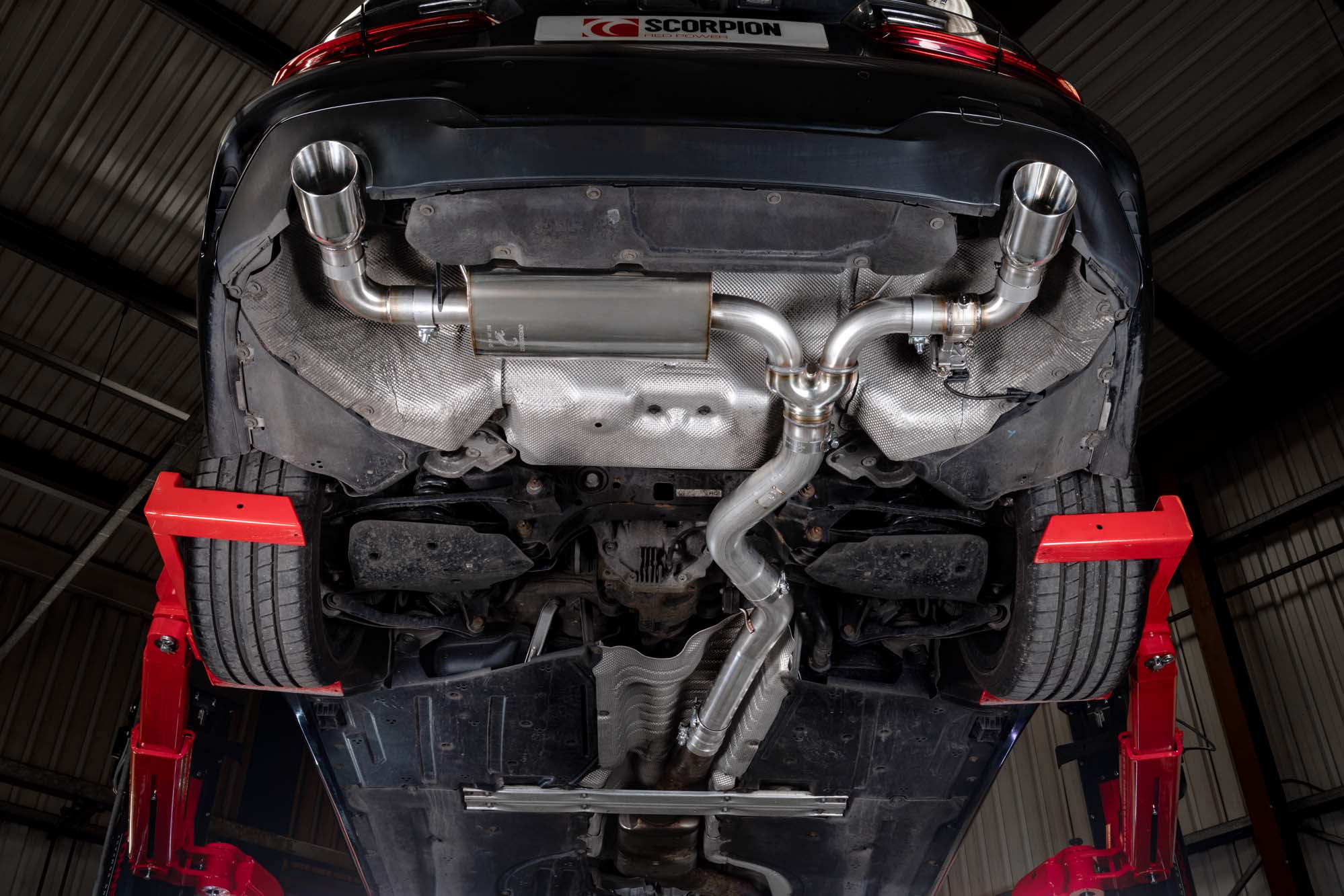 Scorpion BMW G20 G21 330i Saloon and Touring GPF-Back system with electronic valve