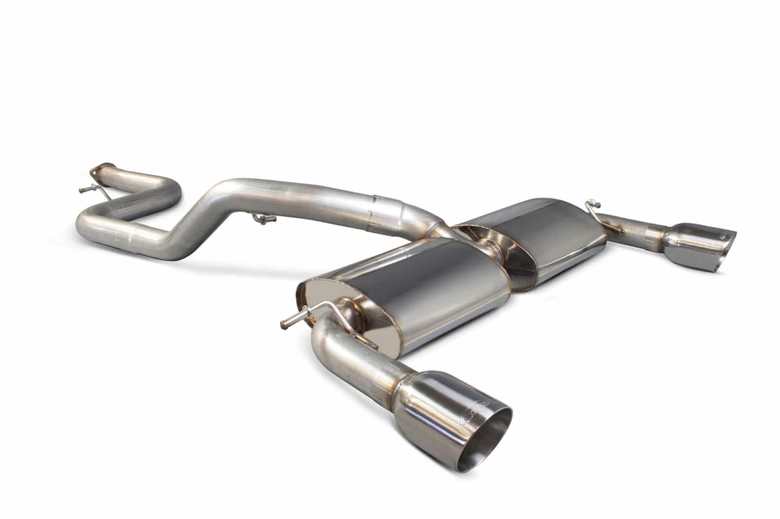 Scorpion Ford Focus MK2 ST 225 2.5 Turbo 80mm Cat back Exhaust