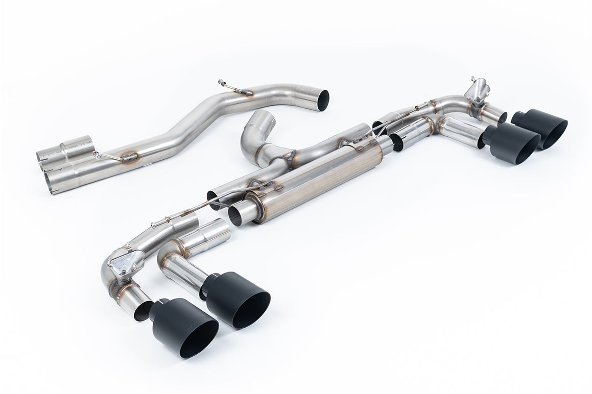 Audi S3 8Y Sportback GPF models - 'Race' 80mm Non-Resonated (Loudest) Cat-Back Exhaust System