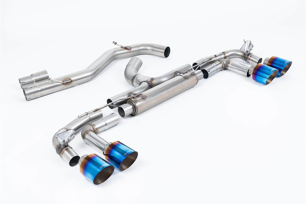 Audi S3 8Y Sportback GPF models - 'Race' 80mm Non-Resonated (Loudest) Cat-Back Exhaust System