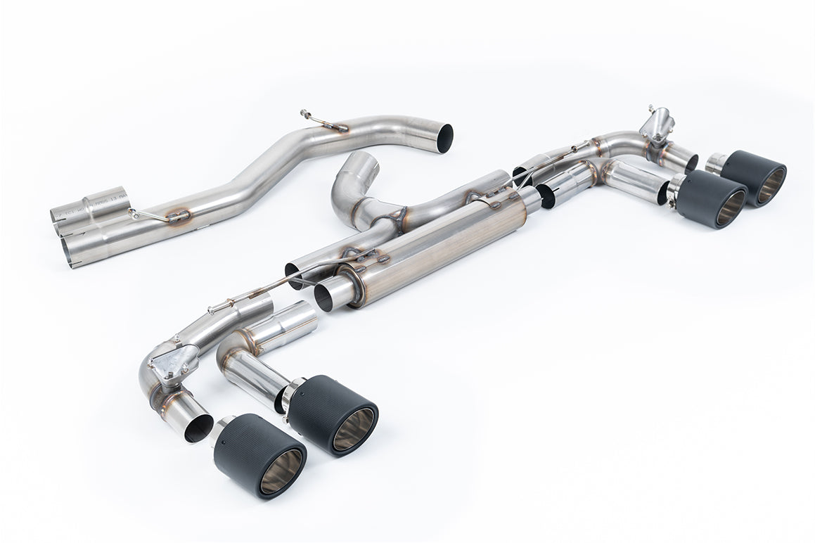 Audi S3 8Y Sportback GPF models - 'Race' 80mm Non-Resonated (Loudest) Cat-Back Exhaust System