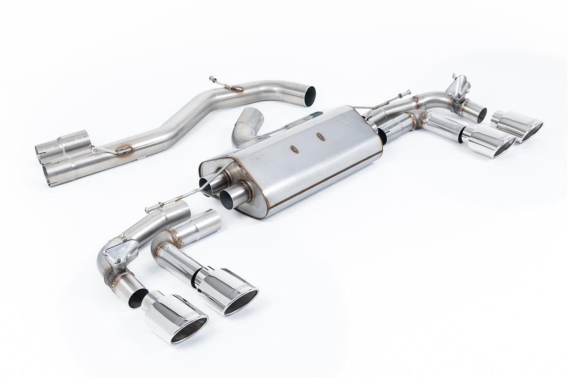 Audi S3 8Y Sportback GPF models - 80mm Non-Resonated Cat-Back Exhaust System