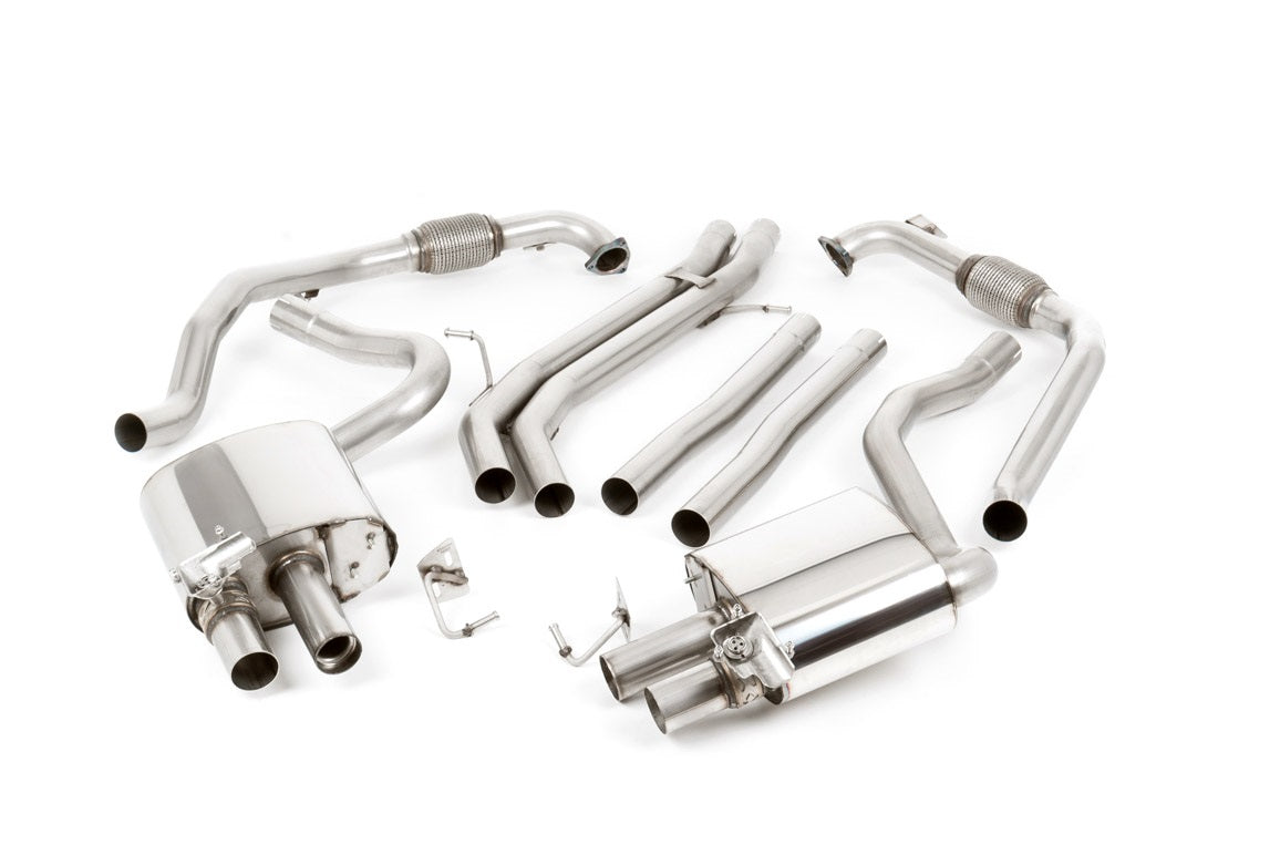 Audi S4 B9 Sport Diff without Brace Bars - Cat Back