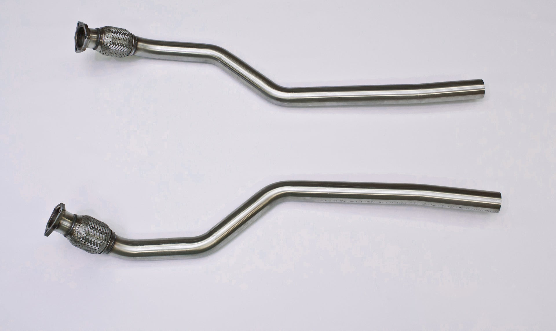 Audi S5 V8 - Large Bore Lower Downpipe Pair