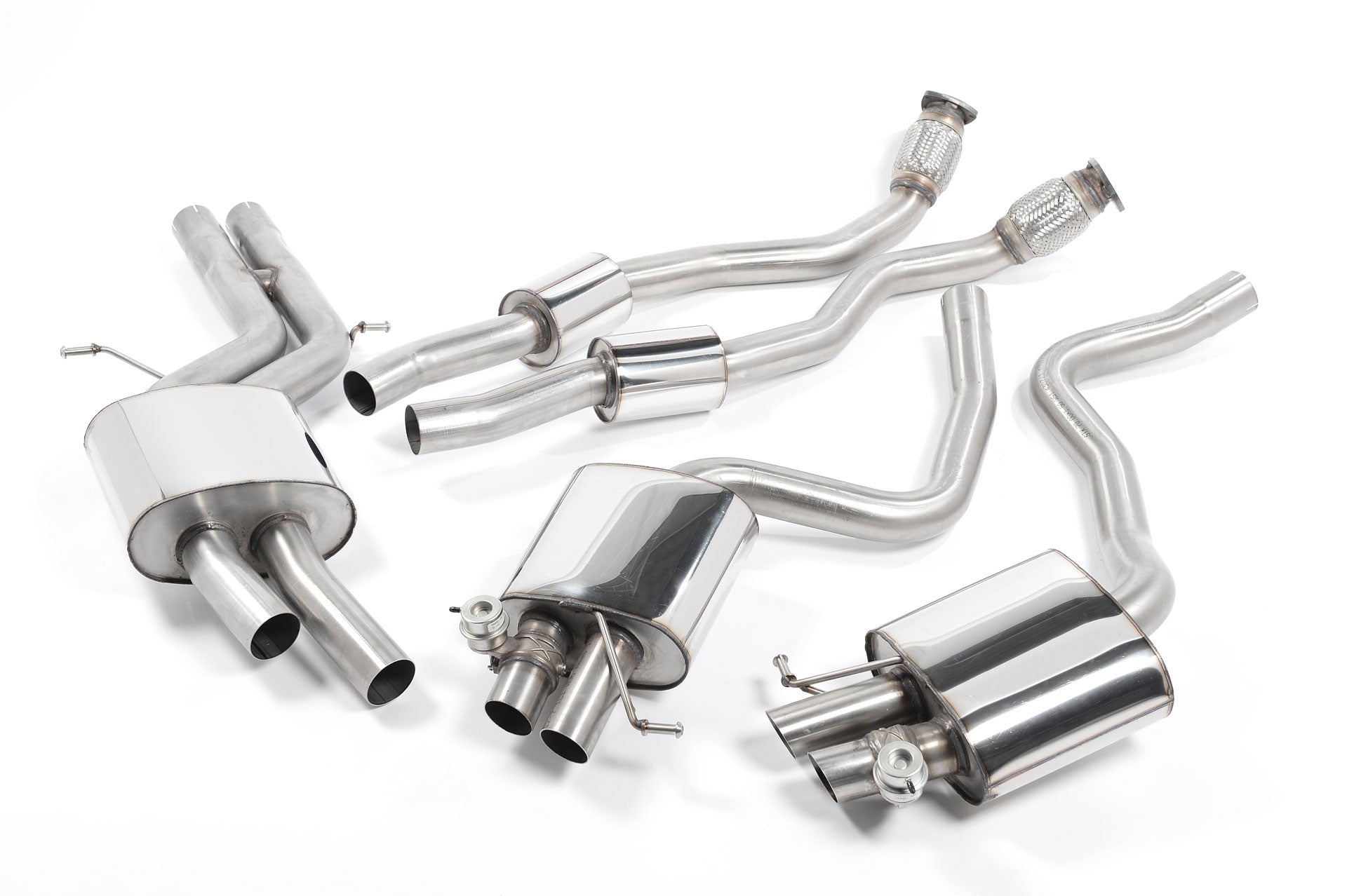 Audi RS5 B8 Coupe - Cat-Back Exhaust System - Uses OE Trims