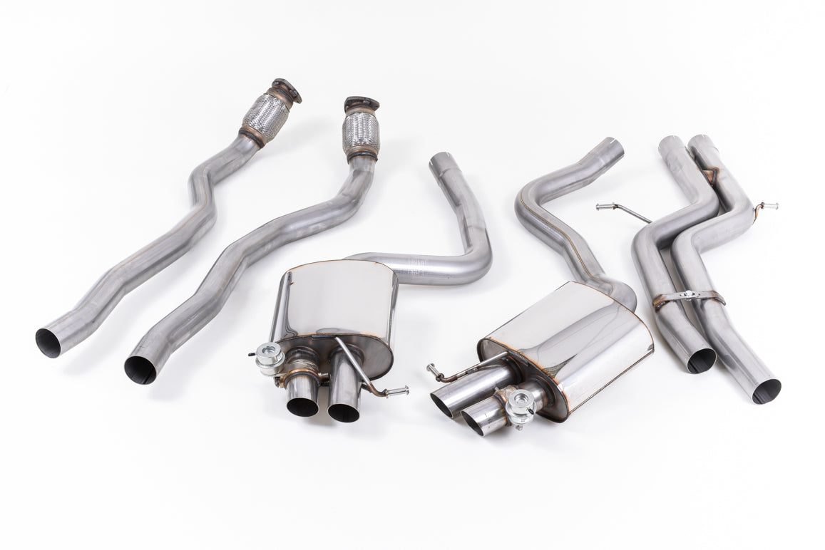 Audi RS5 B8 Coupe - Cat-Back Exhaust System (U.S Spec) - Uses OE Trims
