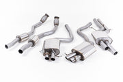 Audi RS4 B8 Avant - Cat-Back Exhaust System - Uses OE Trims