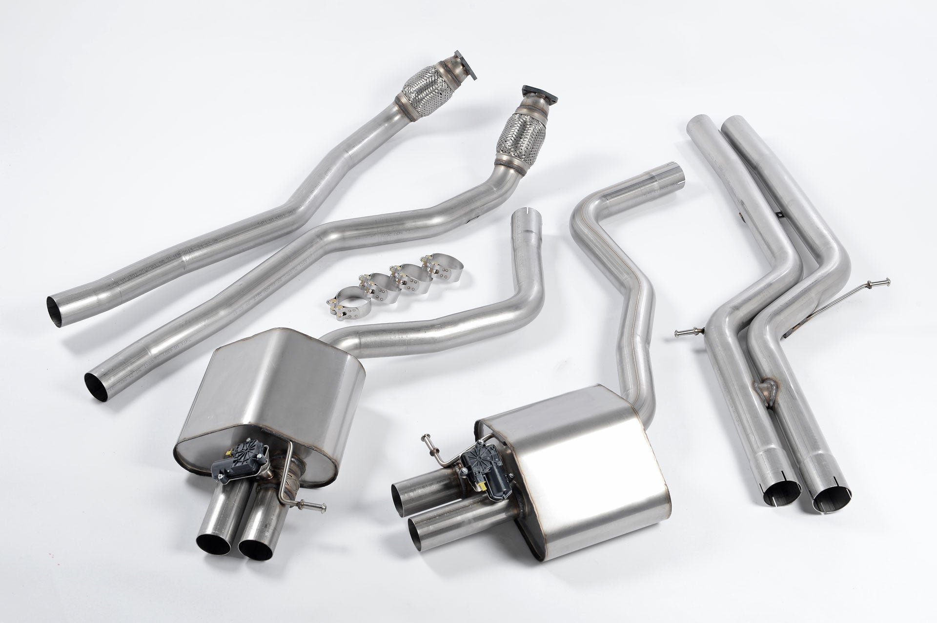 Audi RS6/RS7 C7 - Cat-Back Exhaust System - Uses OE Tips