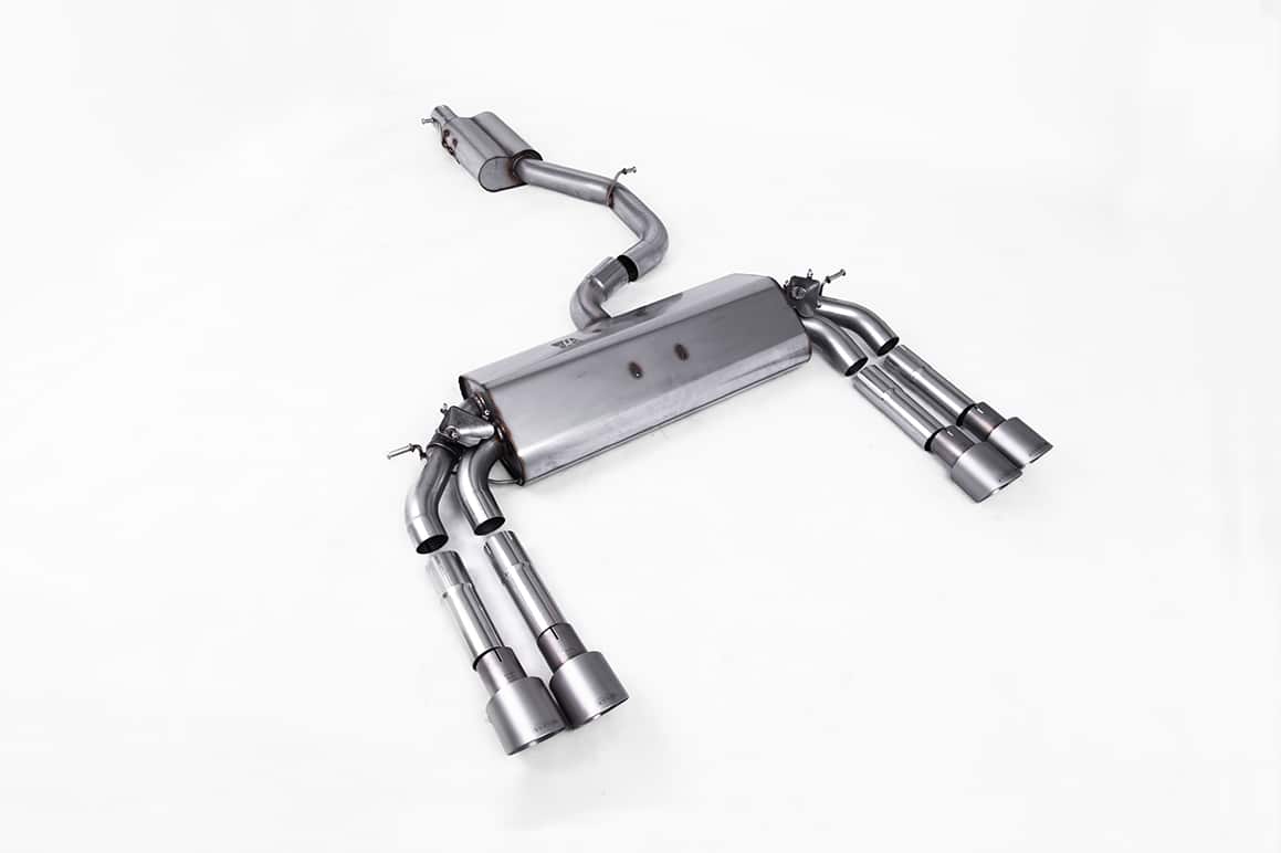 Milltek Sport Audi S3 (8V) Saloon/Cabrio Non-Resonated Cat/GPF-Back Exhaust