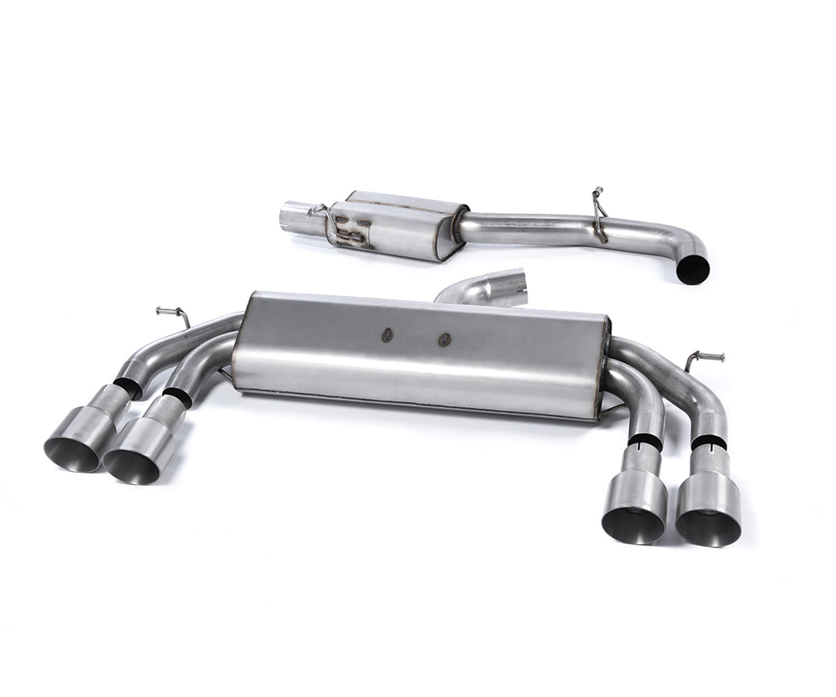 Milltek Sport Audi S3 8V Sportback Non-Valved Race Cat-Back Exhaust