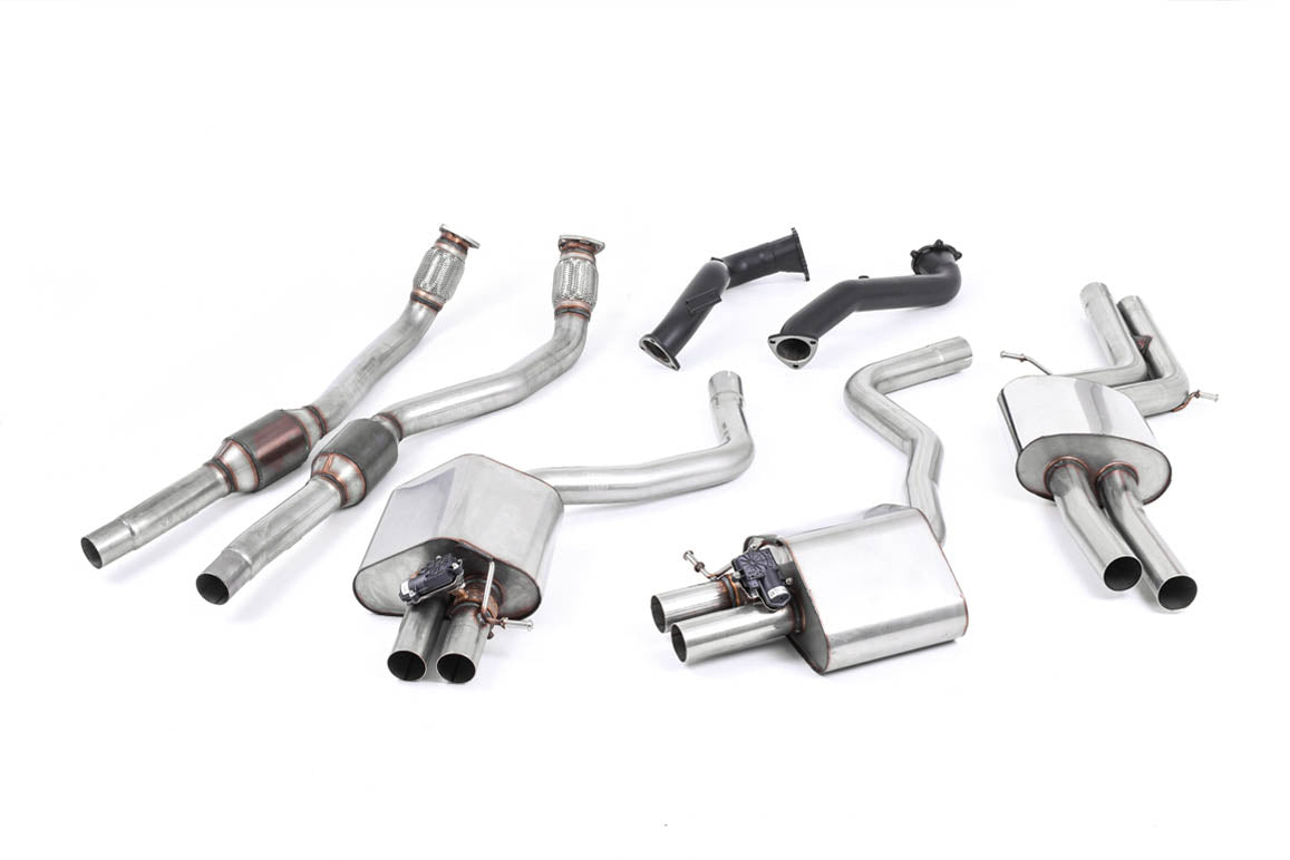 Audi RS6/RS7 C7 - Complete Exhaust System - Uses OE Tips