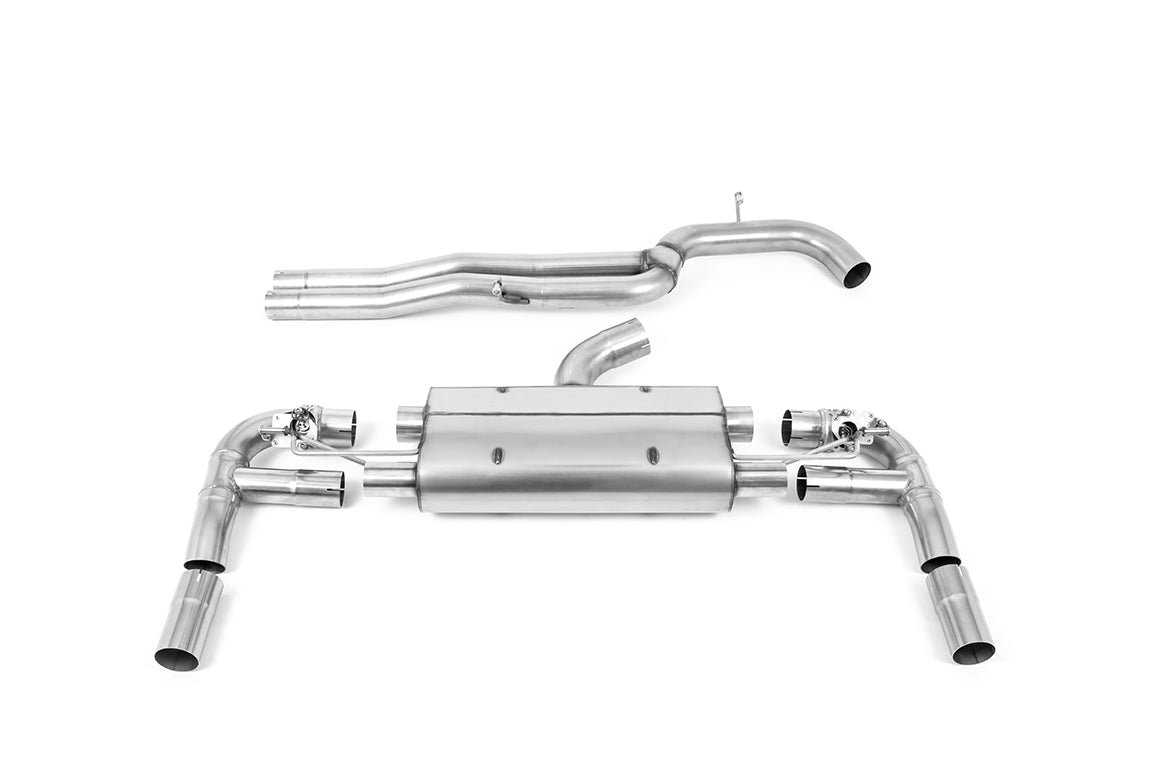 Audi RS3 8V - 80MM Non-Resonated Cat-Back Exhaust System