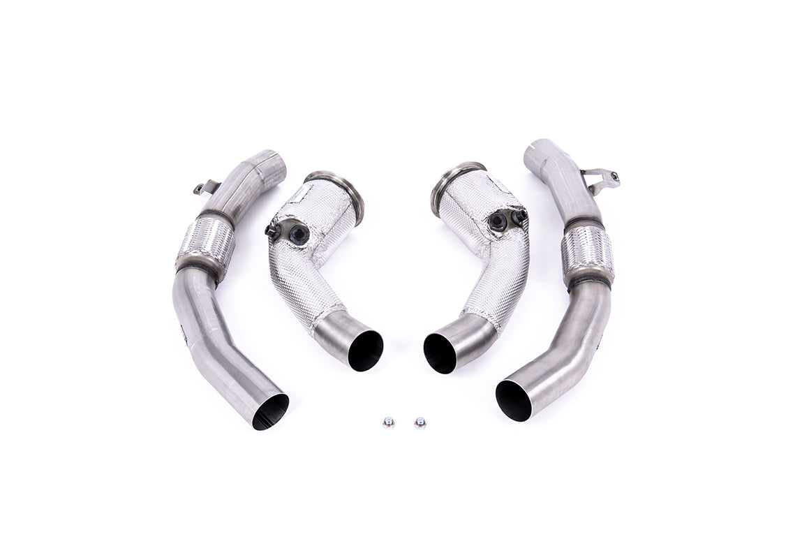 Audi RS6/RS7 C8 & S8 D5 - Large Bore Downpipe & Hi Flow Sports Cat (For Milltek System)