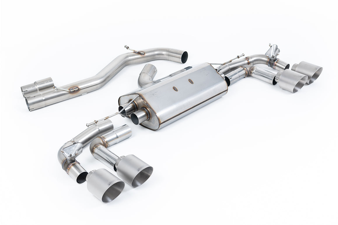 Audi S3 8Y Sportback GPF models - 80mm Non-Resonated Cat-Back Exhaust System