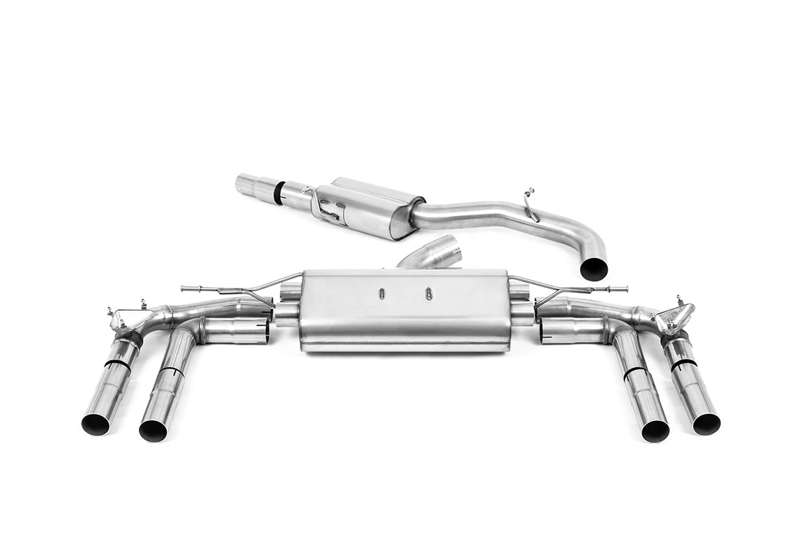 Audi S3 8Y GPF models - 80mm Resonated Cat-Back Exhaust System