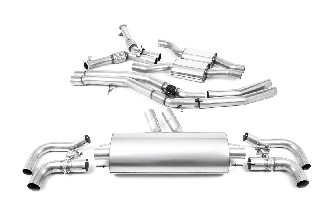 Audi RSQ8 - Cat-Back Exhaust System - Uses OE Trims - No Cutting Required