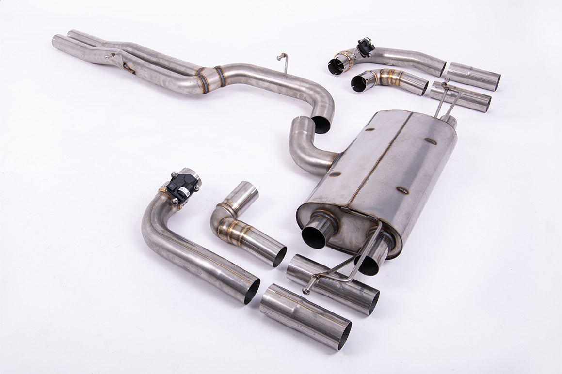 80mm Non Resonated OPF/GPF Back Exhaust System For Audi RS3 8Y Saloon/Sedan