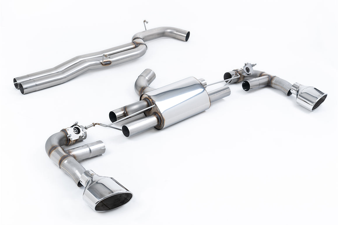 Audi RS3 8V Facelift - 80MM Non-Resonated Race (Loudest) Cat-Back Exhaust System