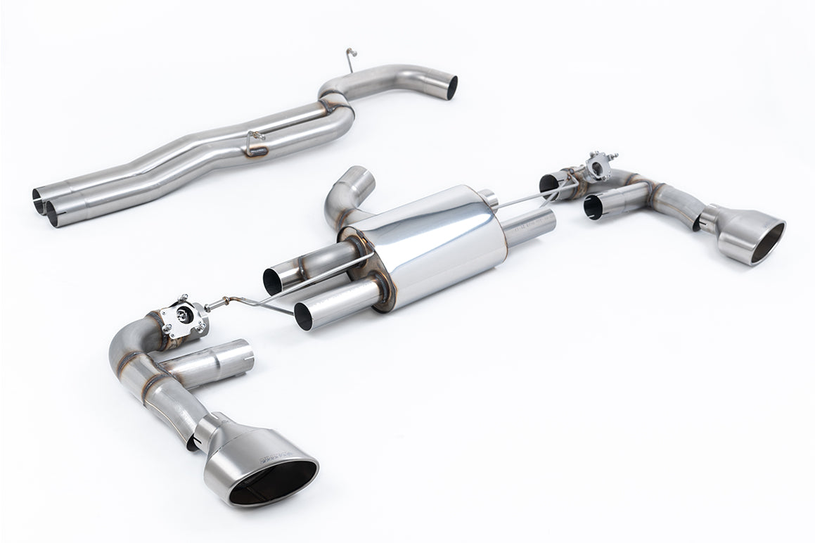 Audi RS3 8V Facelift - 80MM Non-Resonated Race (Loudest) Cat-Back Exhaust System