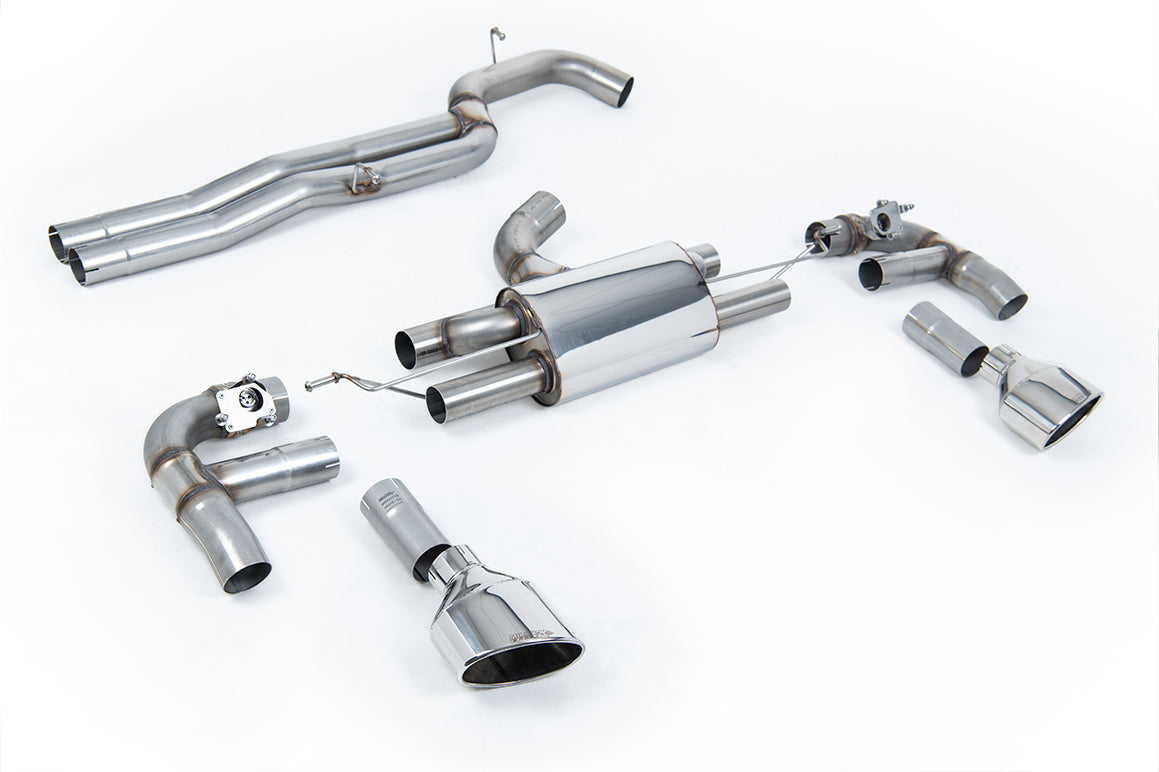 Audi RS3 8V - 80MM Race Non-Resonated (Loudest) Cat-Back Exhaust System