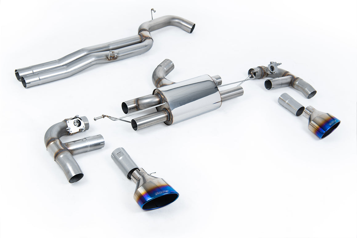 Audi RS3 8V - 80MM Race Non-Resonated (Loudest) Cat-Back Exhaust System