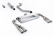 Seat Leon Cupra MK4 300ps (GPF Models) - 80mm OPF/GPF Back System Quad Polished Oval Tips