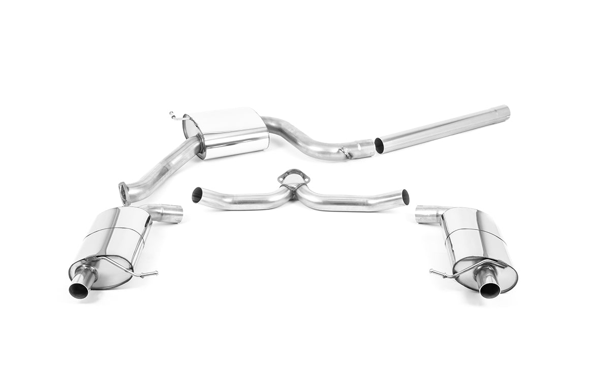 Skoda Octavia vRS 2.0 TSI 245ps (GPF & Post Facelift Models) - Cat Back Exhaust System - Uses OE Tips