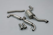 VW Golf GTi Mk6 - Part Resonated Cat-Back Race Exhaust System