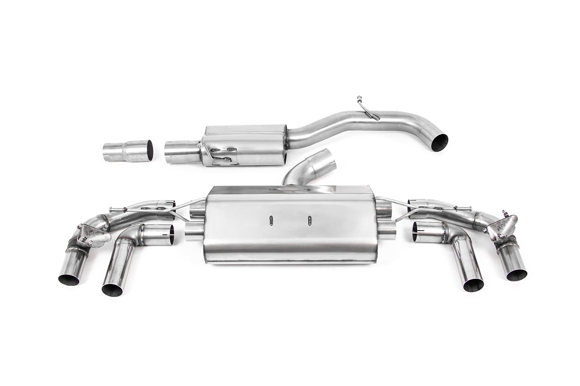 VW Golf R MK8/MK8.5 - 80MM Resonated OPF Back Exhaust System