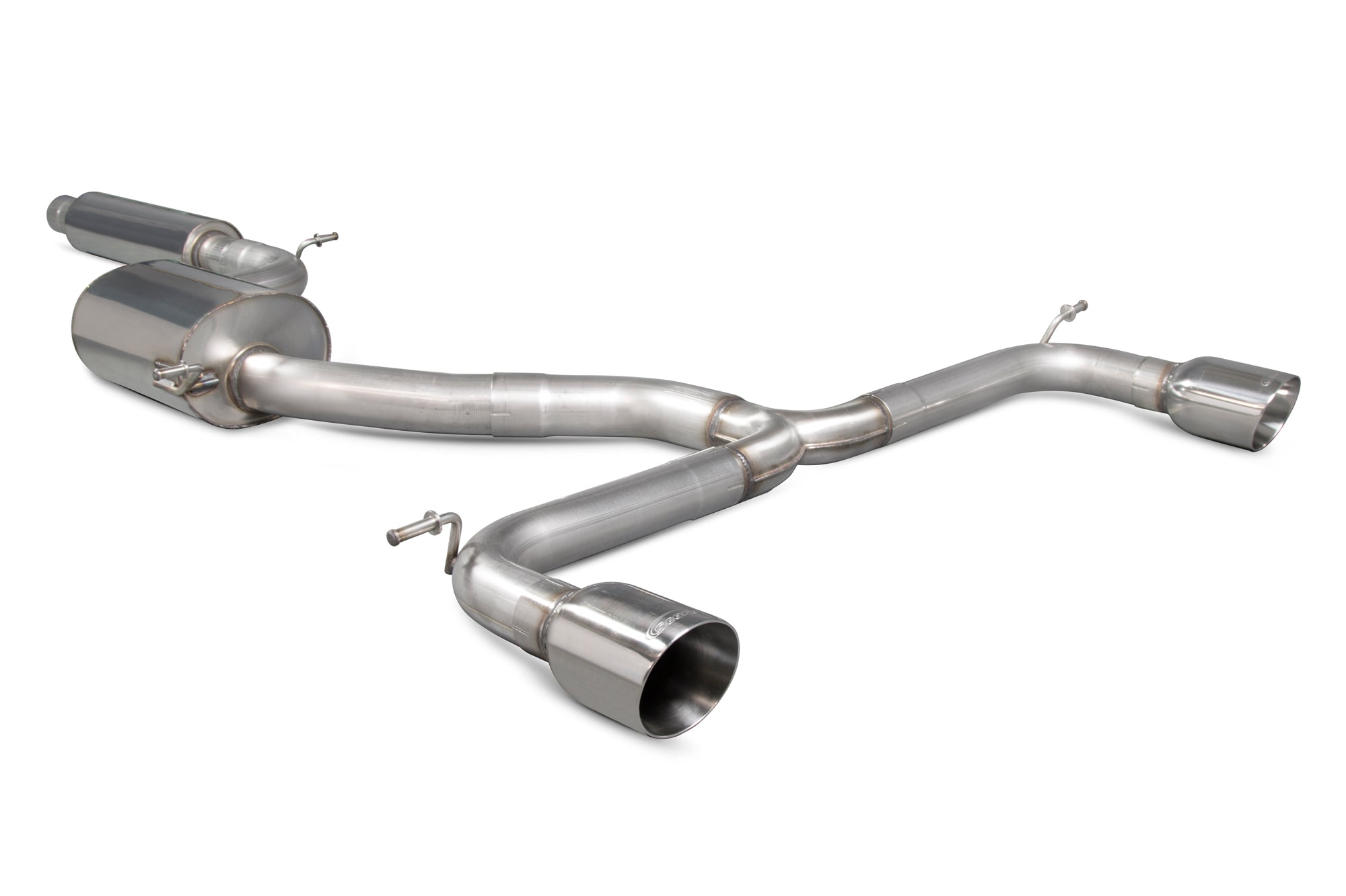 Scorpion Volkswagen Golf MK7.5 GTI Non GPF Model Only Resonated Cat back Exhaust