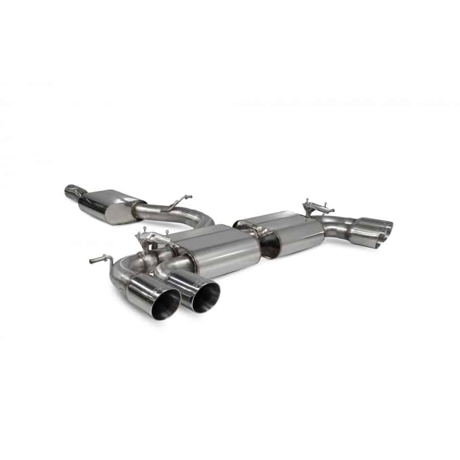 Scorpion Volkswagen Golf R MK8 GPF Model Non resonated Cat GPF Back System