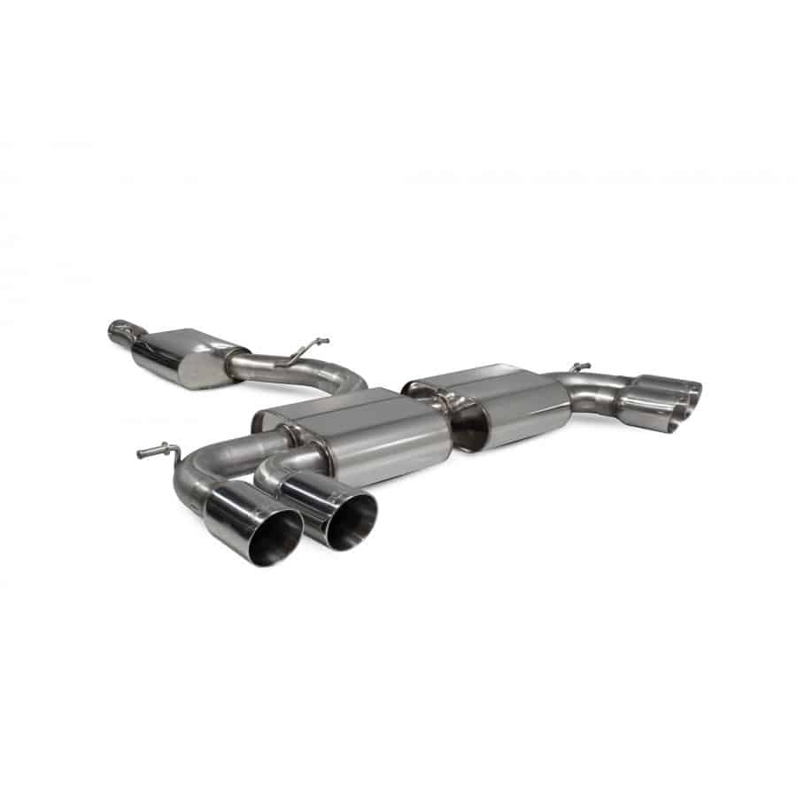Scorpion Volkswagen Golf R MK8 GPF Model Non resonated Cat GPF Back System