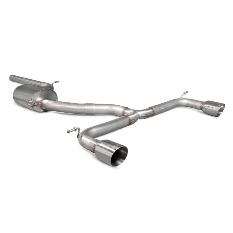 Scorpion Volkswagen Golf MK7.5 GTI Non GPF Model Only Resonated Cat back Exhaust