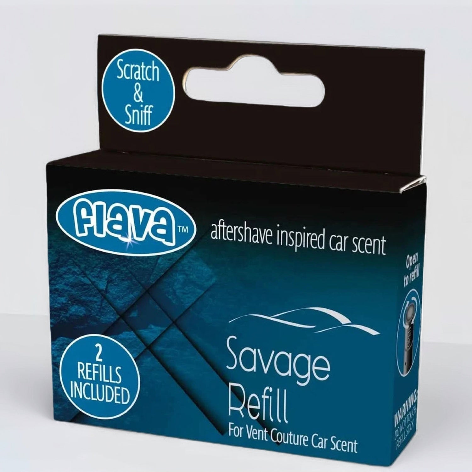 Flava Couture 2 Pack Refill Stick For Refillable Vent Car Air Fresheners - Savage Flava Car Scents