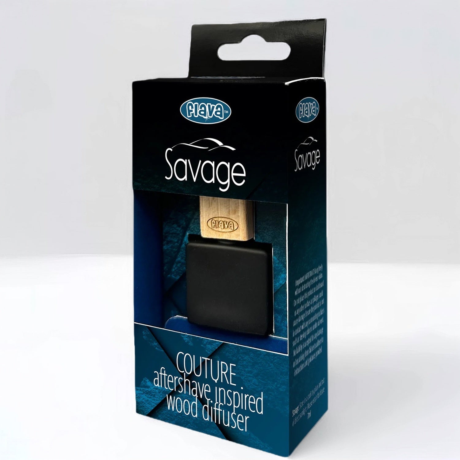 Flava Couture Wood Car Air Freshener - Savage Flava Car Scents