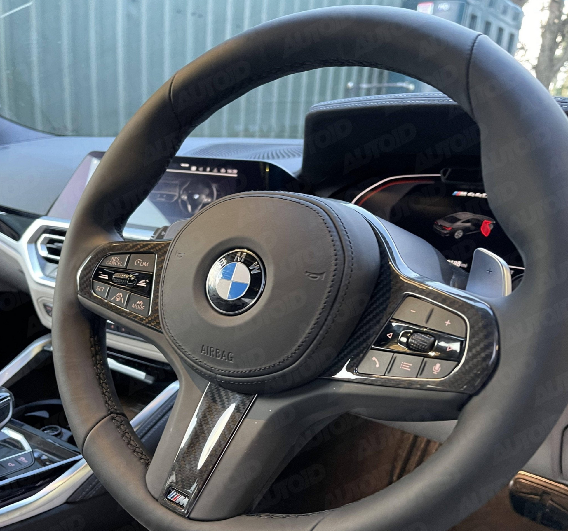 BMW M Sport Pre-Preg Carbon Fibre Steering Wheel Trim by FORM (2018-2024) FORM Industries
