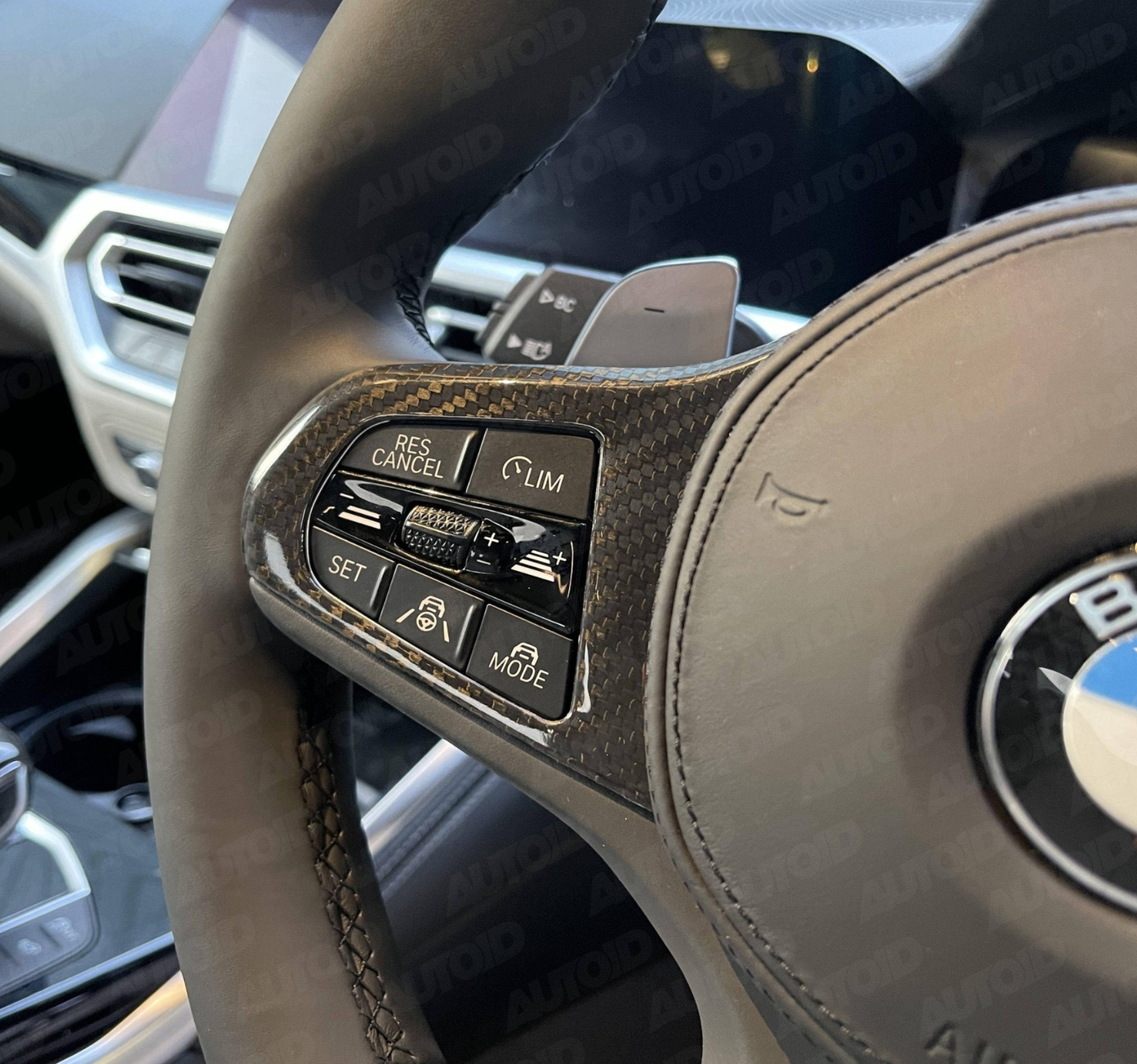 BMW M Sport Pre-Preg Carbon Fibre Steering Wheel Trim by FORM (2018-2024) FORM Industries