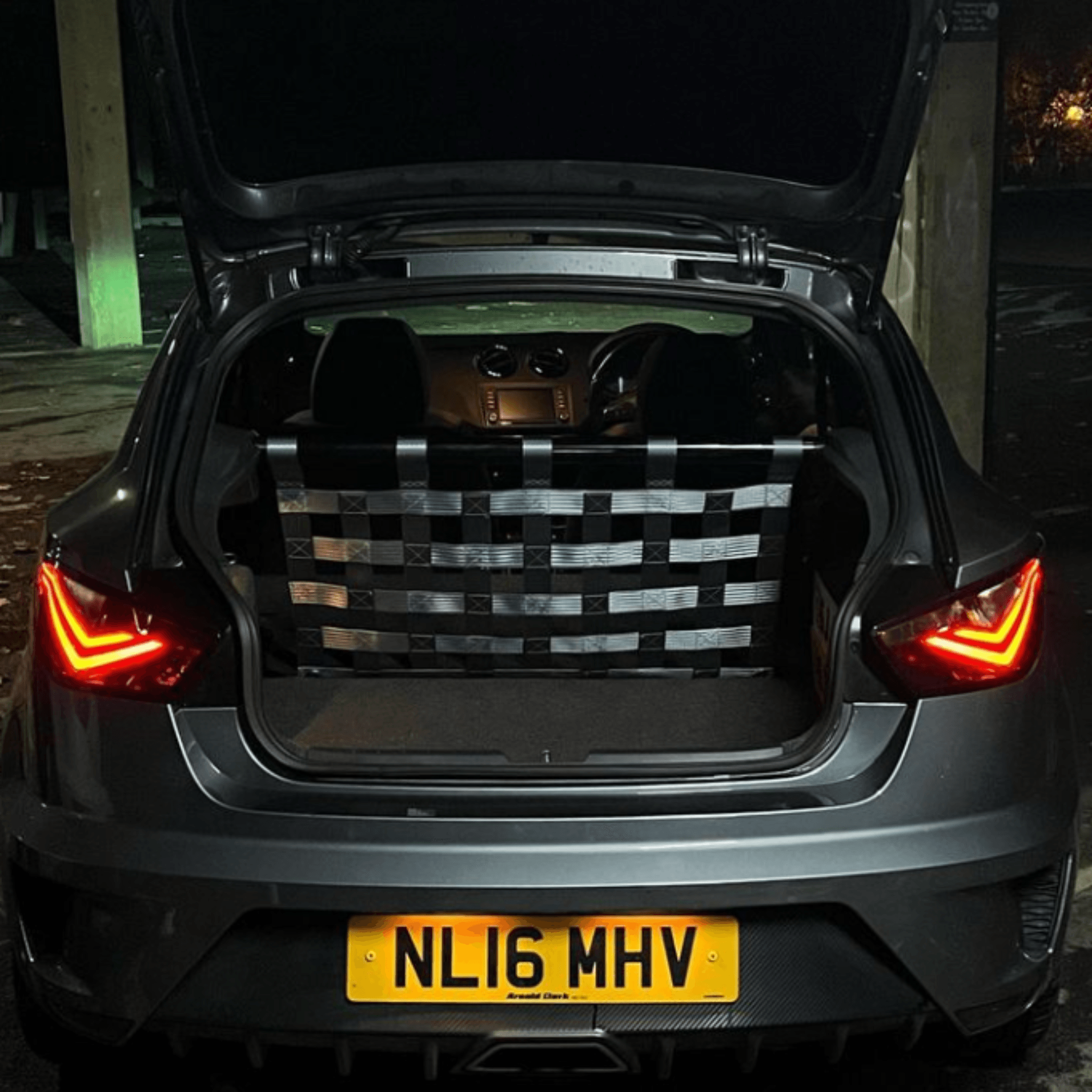 Seat Ibiza Mk4 Cupra 6J 6P Strut bar and Cargo net cargo-nets.co.uk