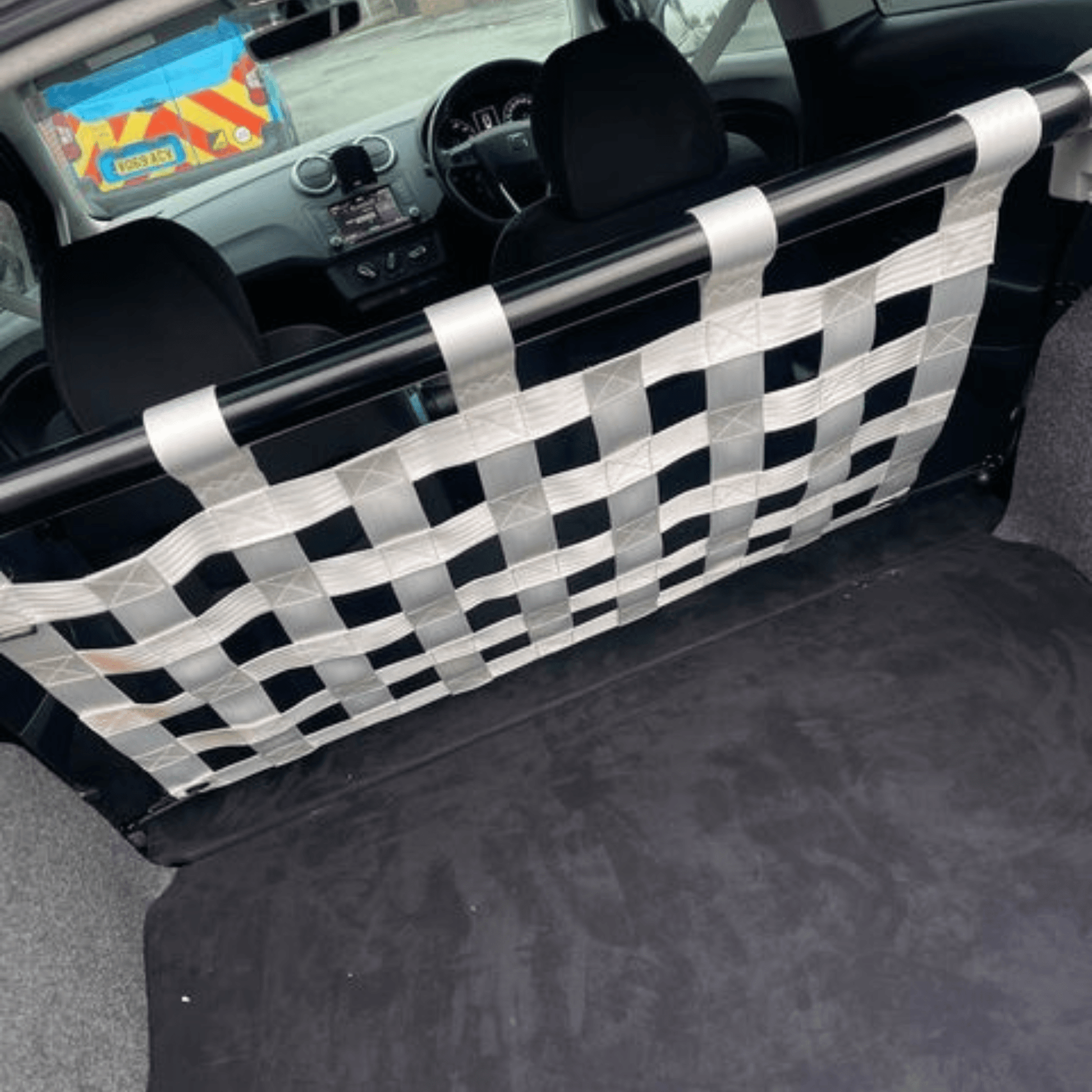 Seat Ibiza Mk4 Cupra 6J 6P Strut bar and Cargo net cargo-nets.co.uk