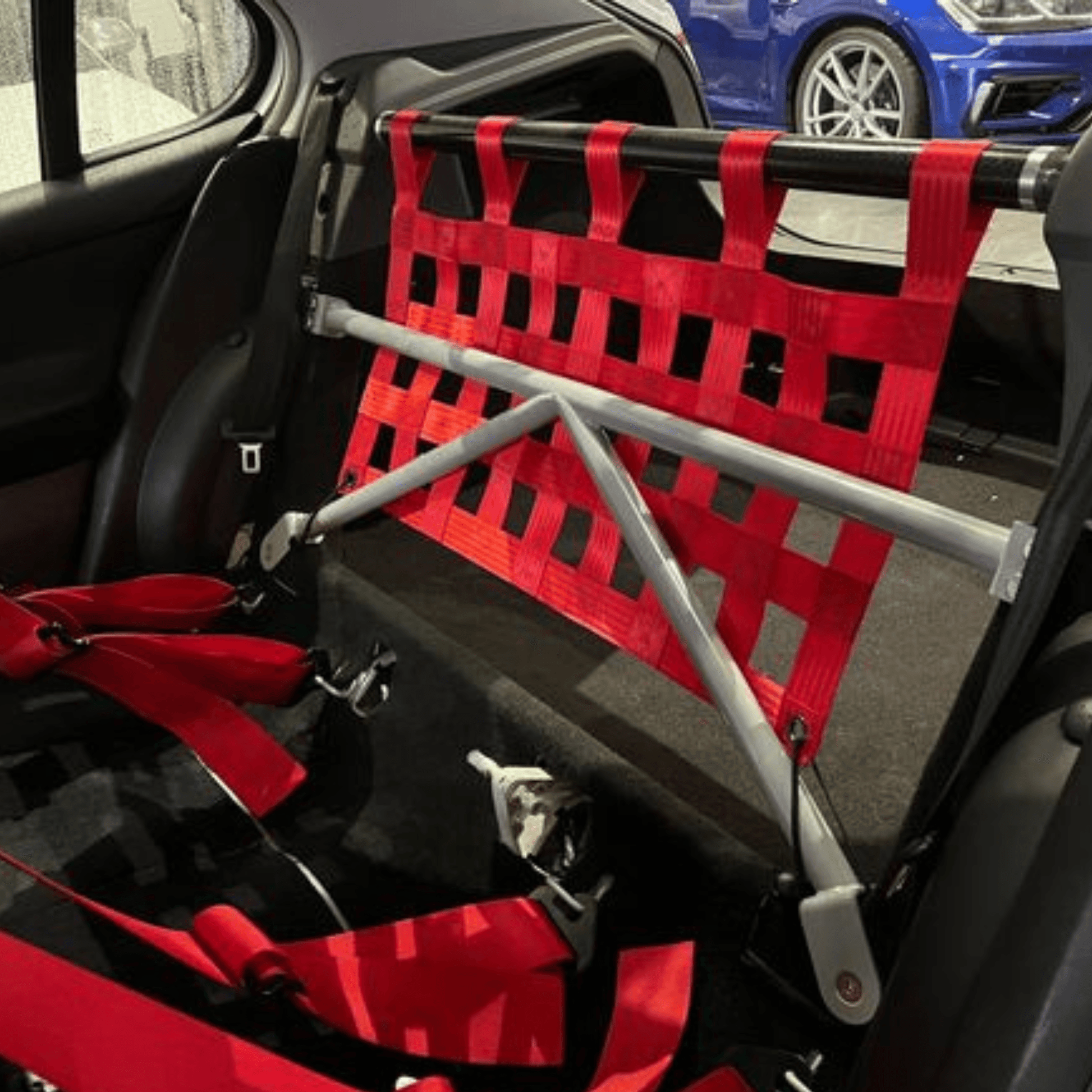 Seat Leon Mk1 Cupra R Strut bar and Cargo net cargo-nets.co.uk