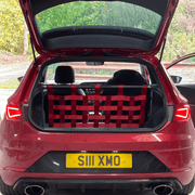 Seat Leon Mk3 Cupra 5F Strut bar and Cargo net cargo-nets.co.uk