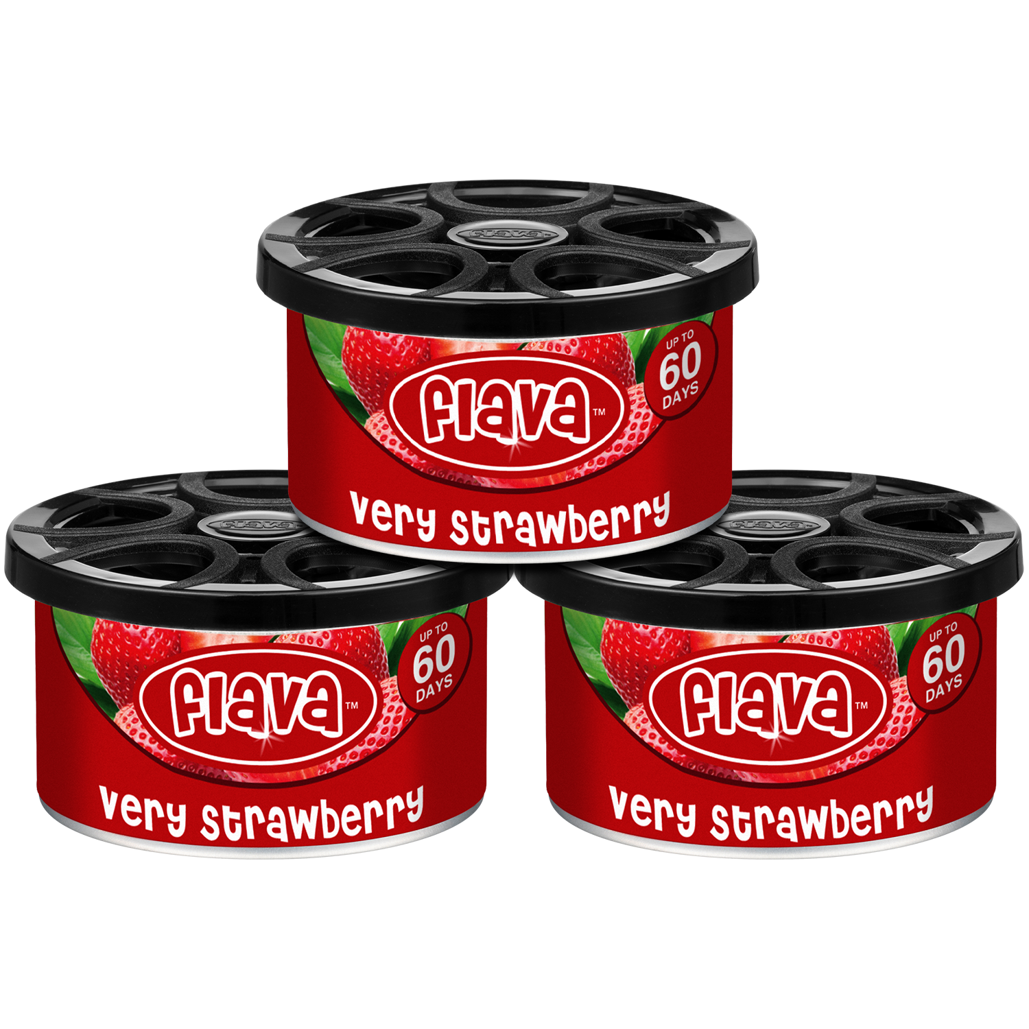 Flava Scent Tin - Very Strawberry Flava Car Scents