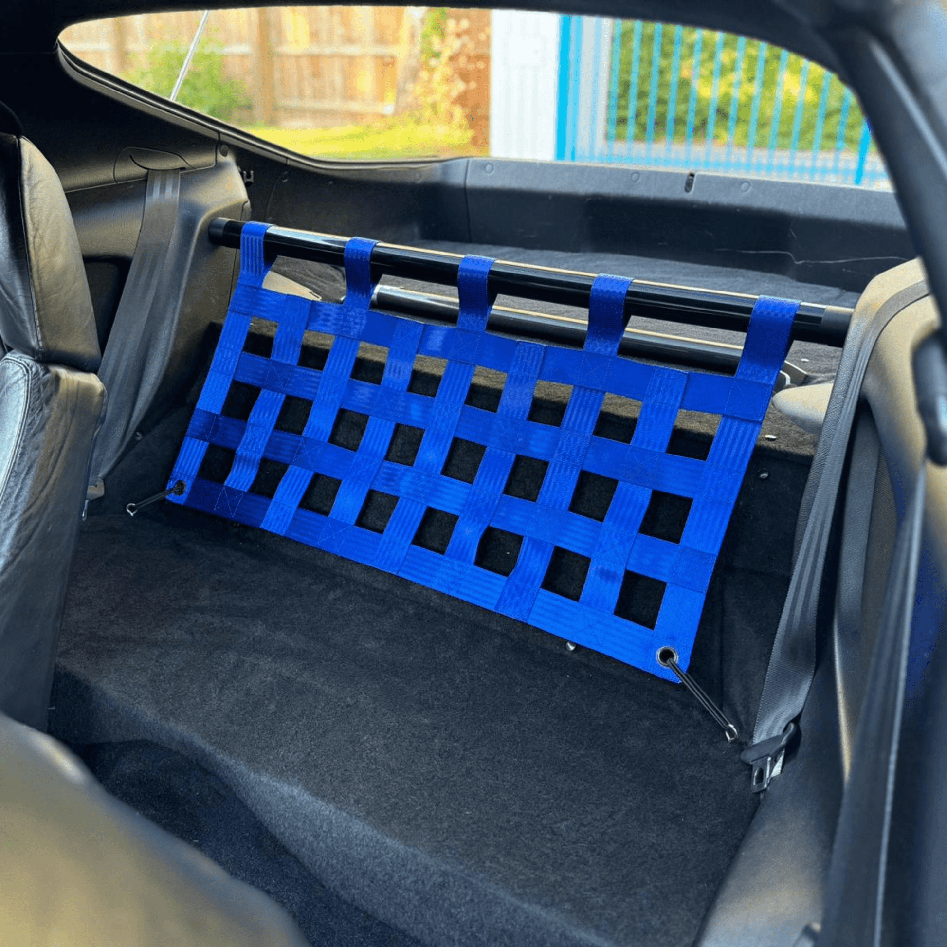 Toyota Mk4 Supra Strut bar and Cargo net cargo-nets.co.uk
