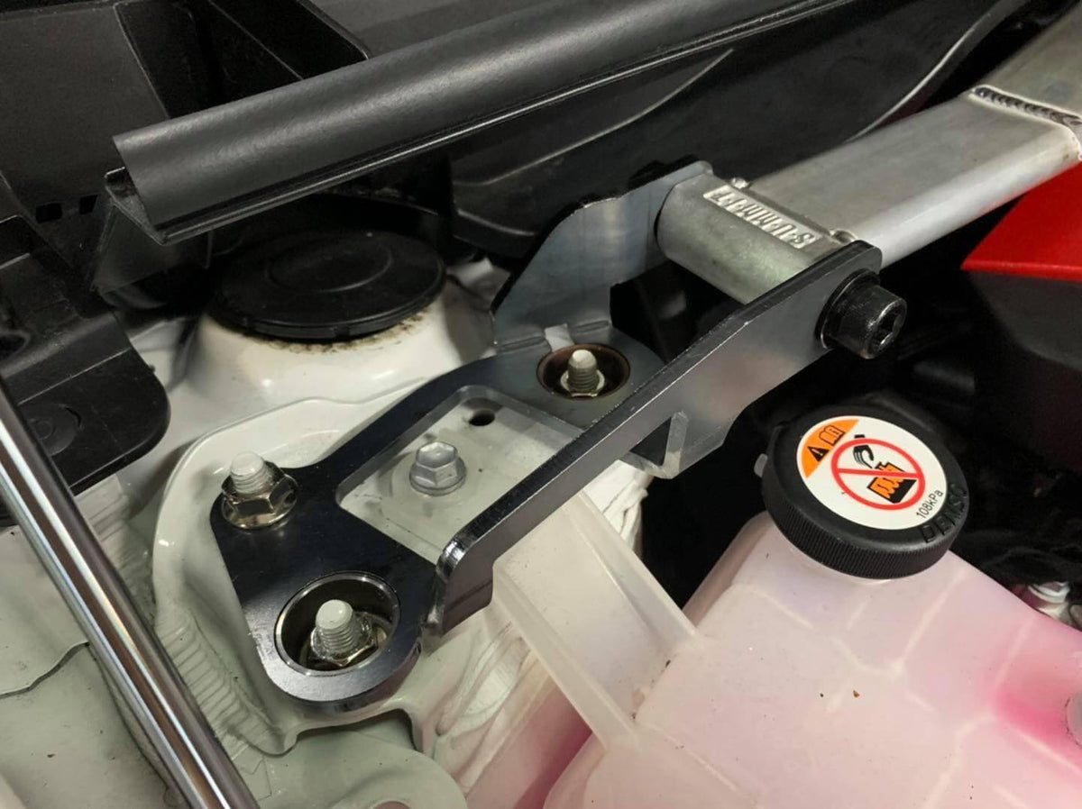 SUMMIT & Swave Polished Front Upper Strut Brace for Toyota Yaris GR