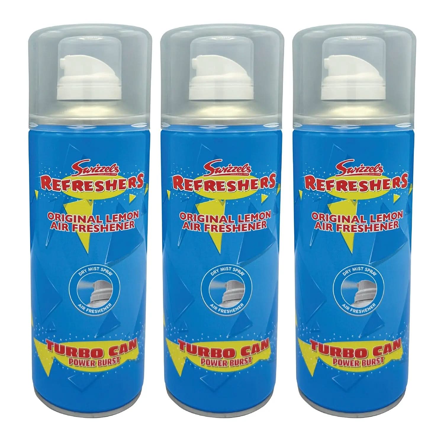 Swizzels Turbo Can Spray – Original Lemon Flava Car Scents