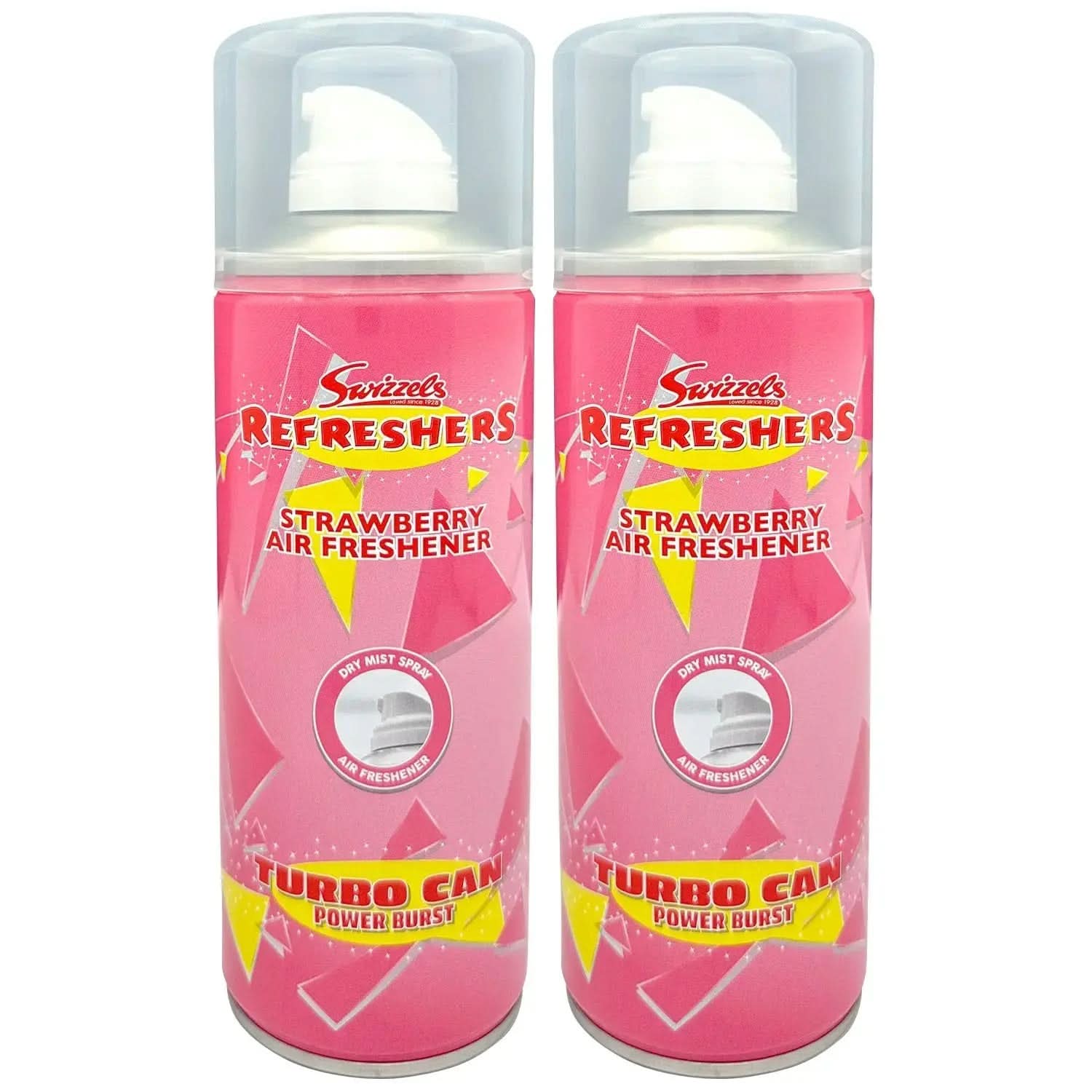 Swizzels Turbo Can Spray – Strawberry Flava Car Scents