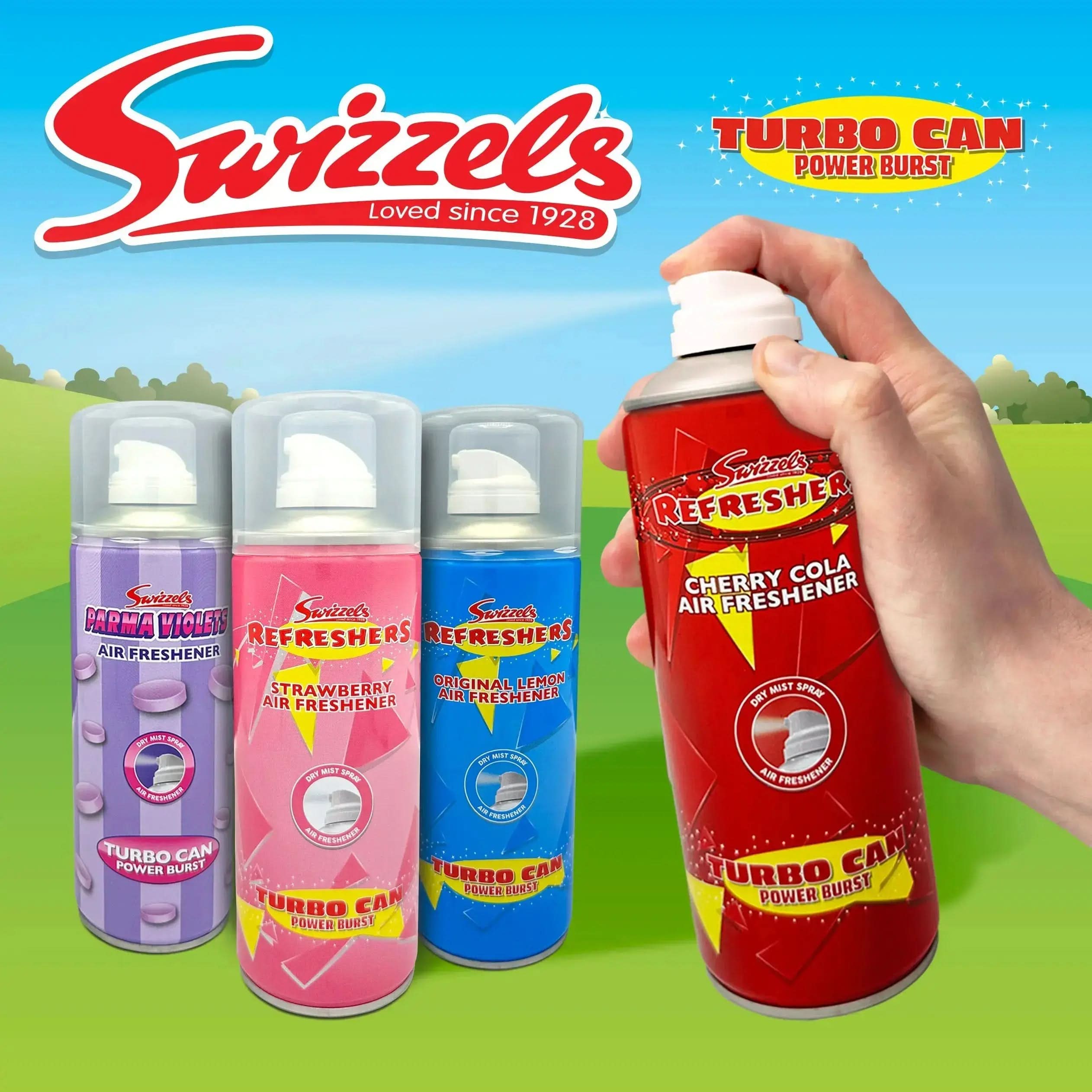 Swizzels Turbo Can Spray - Cherry Cola Flava Car Scents