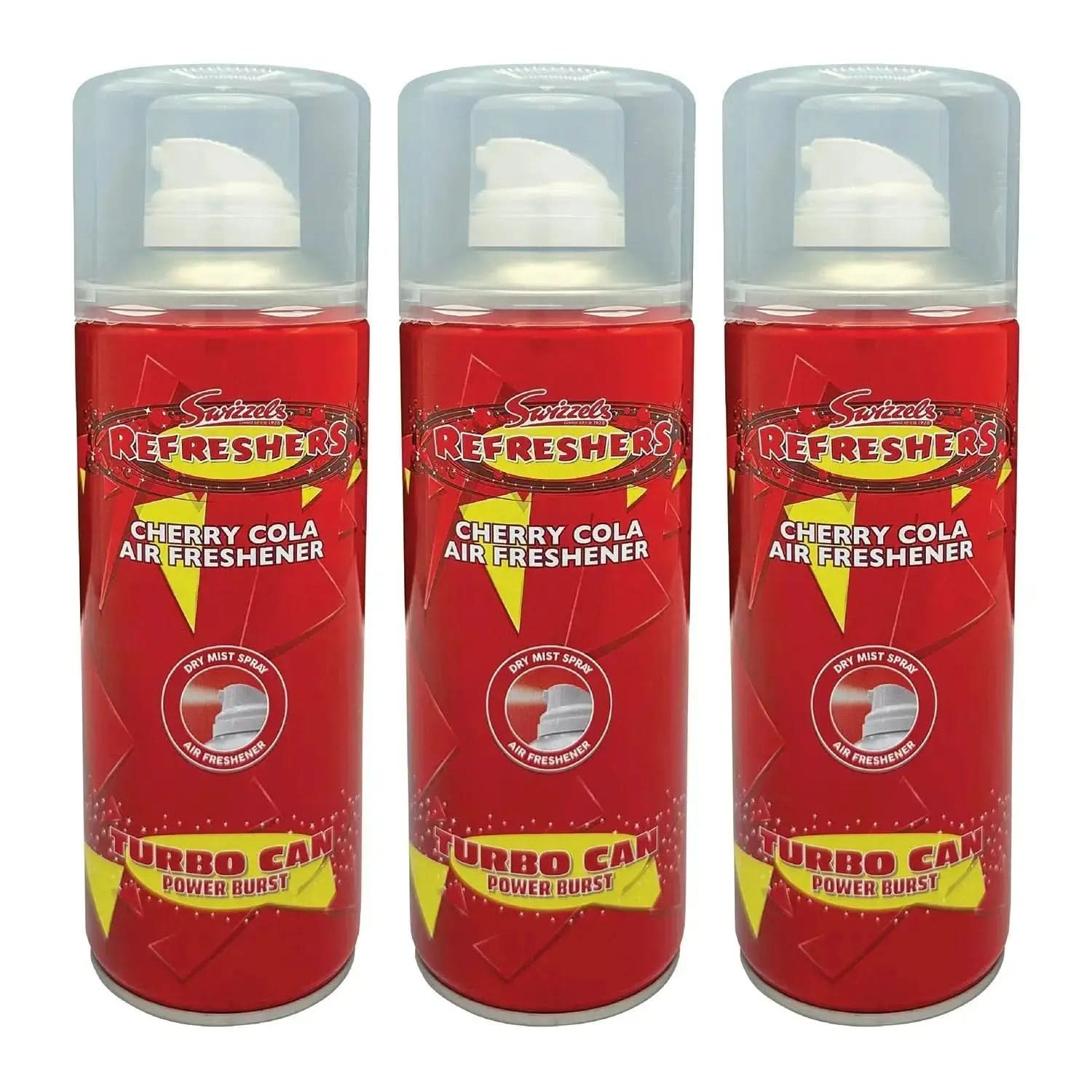 Swizzels Turbo Can Spray - Cherry Cola Flava Car Scents